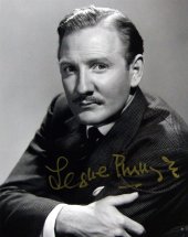 Signed photo of Leslie Phillips