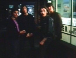 The Ragman's Daughter - Tony and his mates outside the chip shop on Berridge Road, Nottingham