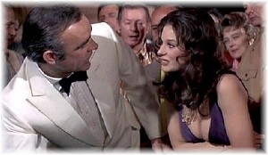 Lana Wood with Sean Connery in Diamonds Are Forever