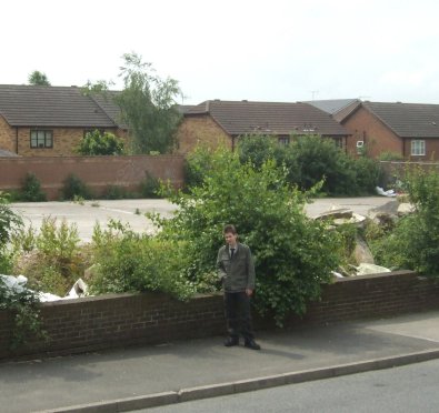 The site of Beaconsfield Terrace, Nottingham in 2008