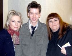 Ciaran Brown with Dawn French and Jennifer Saunders
