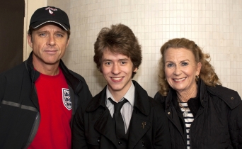 Maxwell Caulfield, Ciaran Brown & Juliet Mills at the Theatre Royal, Nottingham  in September 2010