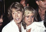 Susan George with Andy Gibb from 'The Bee Gees'