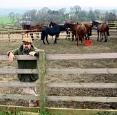 Jethro with some of his horses