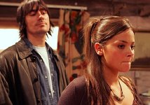 Jenna-Louise Coleman as Jasmine Thomas & Jeff Hordley as Cain Dingle in 'Emmerdale'