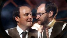Rory Kinnear as Bedford & Mark Gatiss as Cavor in 'The First Men in the Moon' (2010)