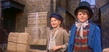 Mark Lester & Jack Wild in the film version of 'Oliver!'