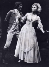 Tom Courtenay and Juliet Mills in 'She Stoops to Conquer' at the Garrick Theatre in 1969