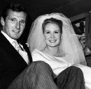 Juliet Mills with her first husband Russell Alquist