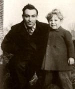 Paul Nicholas with his father Oscar in 1948