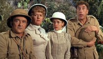 Kenneth Connor, Joan Sims, Jacki Piper & Frankie Howerd in 'Carry On Up the Jungle'