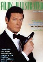 Roger Moore as James  Bond on the cover of 'Films Illustrated'
