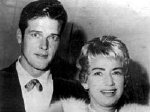 Roger Moore with his 2nd wife Dorothy Squires