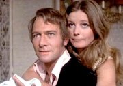 Catherine Schell & Christopher Plummer in 'The Retun of the Pink Panther'