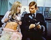 Susan George as 'Fred' March in 'The Strange Affair'